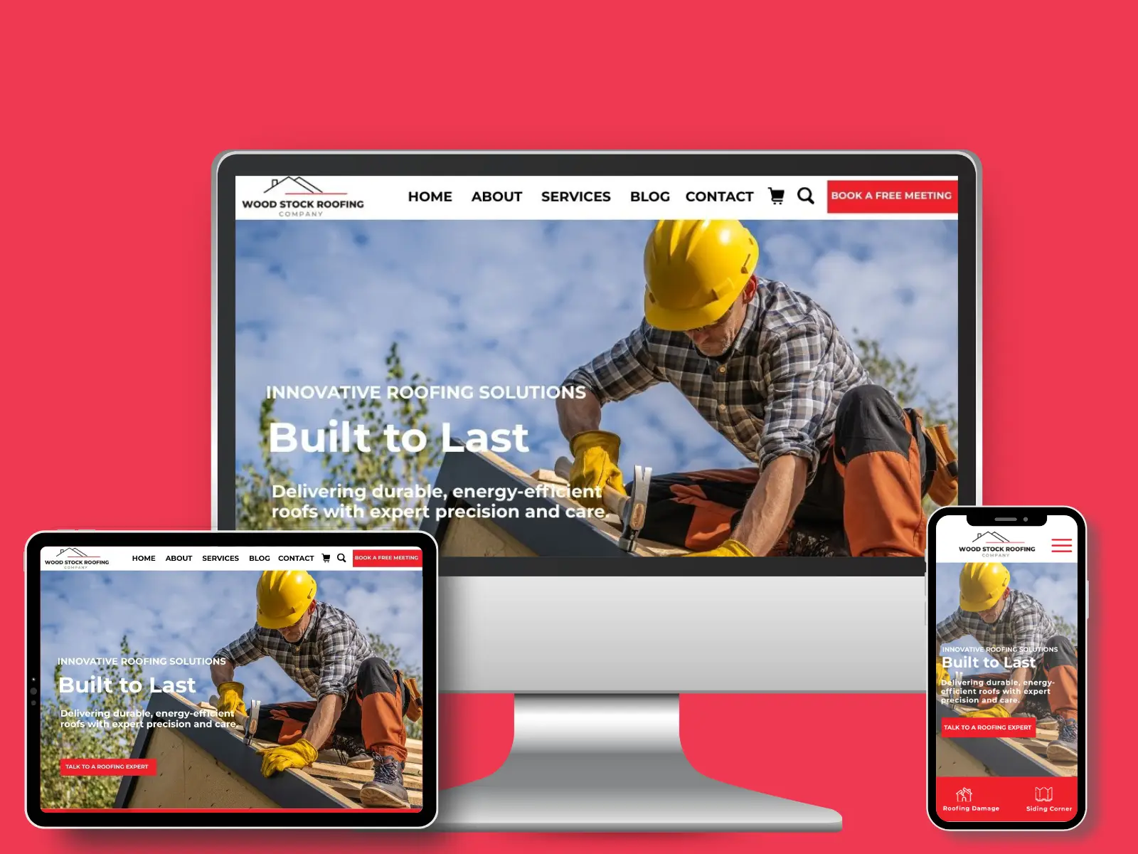 Roofing Web Design