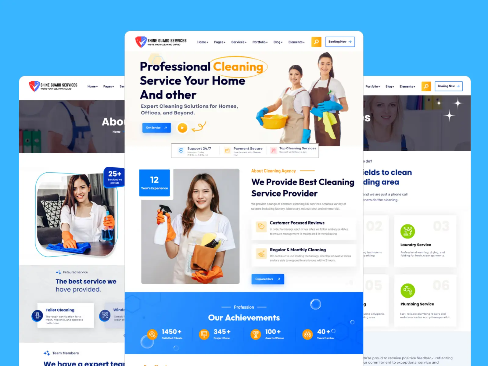 Cleaning Service Web Design