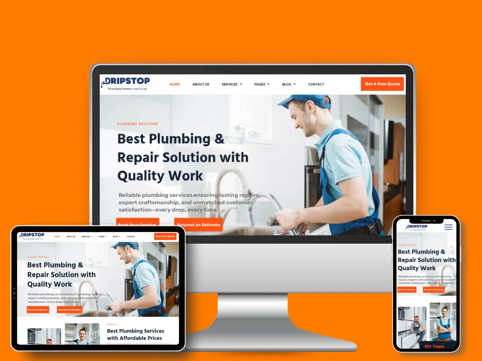 plumber web design agency